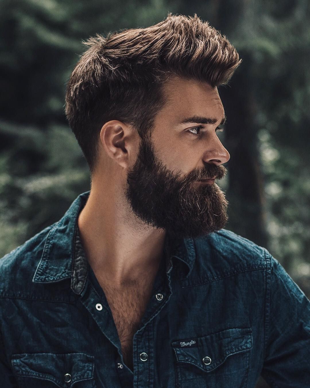 Beard hair piece